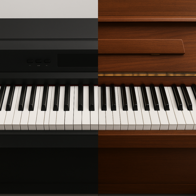 Featured image for Digital vs. Acoustic Pianos The Ultimate Tech Showdown 2026