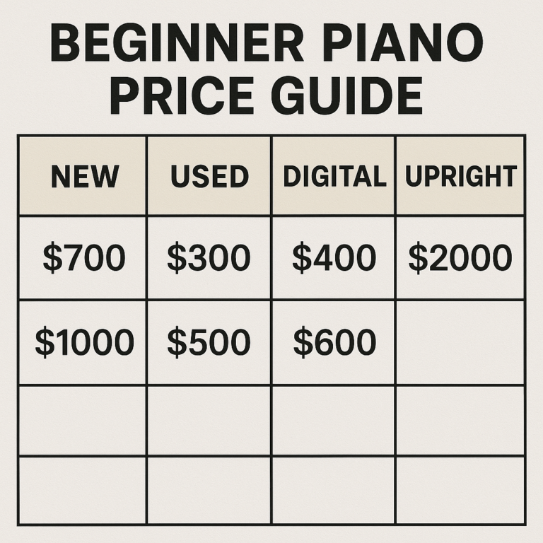 Featured image for How Much Should You Pay for a Beginner Piano 2026 Guide