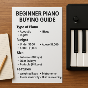 Featured image for The Ultimate Piano for Beginners Buying Guide 2026