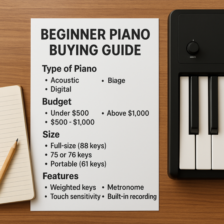 Featured image for The Ultimate Piano for Beginners Buying Guide 2026