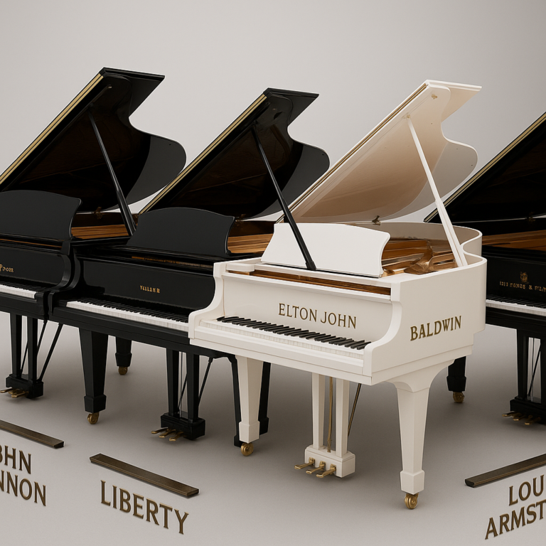 Featured image for 50 Iconic Pianos Used by Famous Musicians 2026