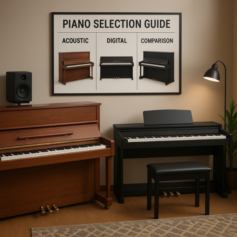 Featured image for How to Choose the Right Piano for Home or Studio 2026