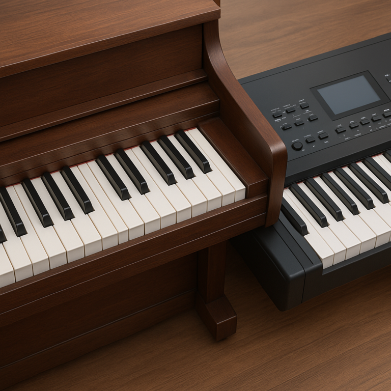 Featured image for Acoustic vs. Digital Piano Costs Whats Worth Paying For